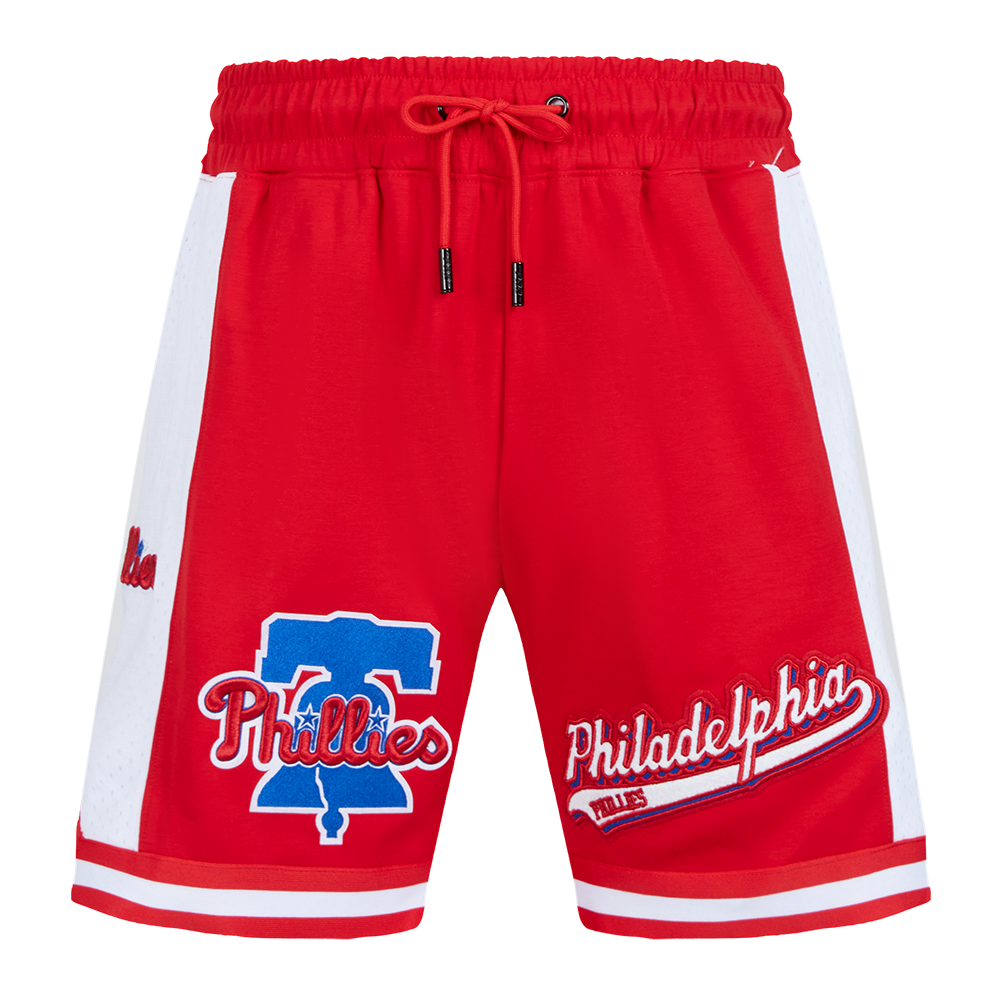 Pro Standard Men's MLB Philadelphia Phillies Script Tail Short - Red - RED